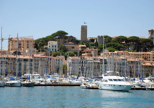Yacht port Cannes — Stockfoto