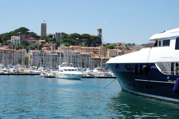 Yachtport en Cannes — Foto de Stock