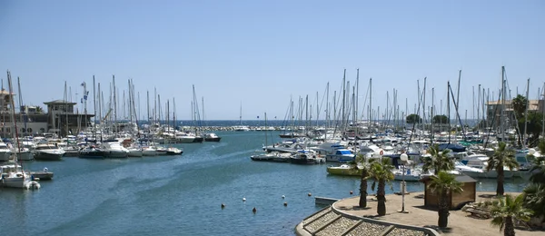 Puerto de yates Panorama — Foto de Stock