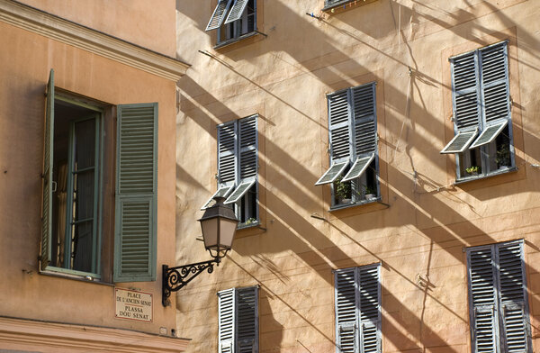 Historical buildings in the city of nice