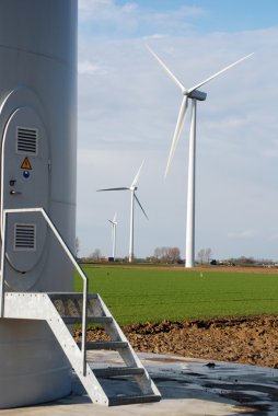 Windturbines clipart