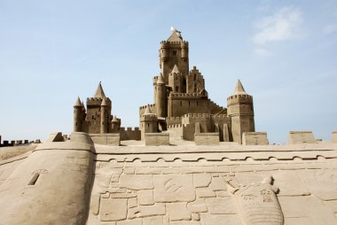 Sand castles clipart