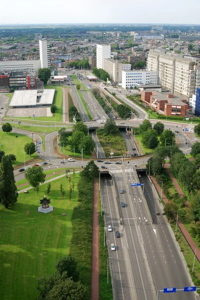 Traffic in Rotterdam — Stock Photo, Image