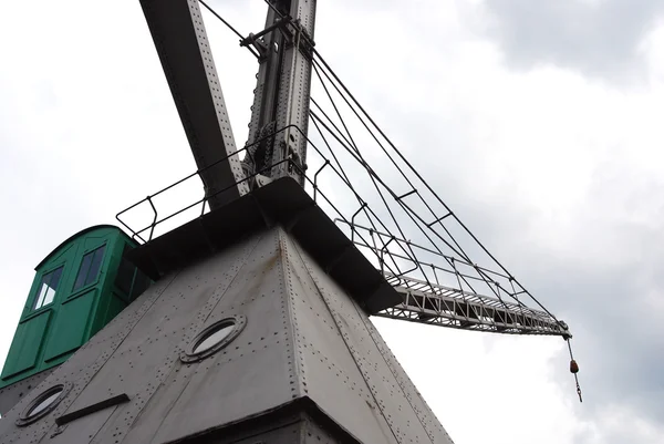 Kraanvogel in de haven van Rotterdam — Stockfoto