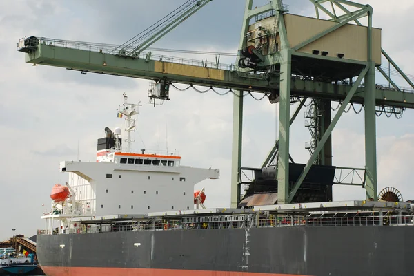 Port w Antwerpii — Zdjęcie stockowe