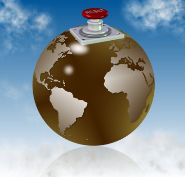 Reset world clipart