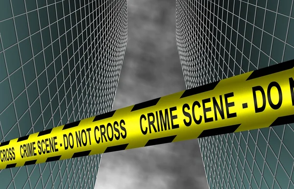 City crime scene — Stock Photo, Image