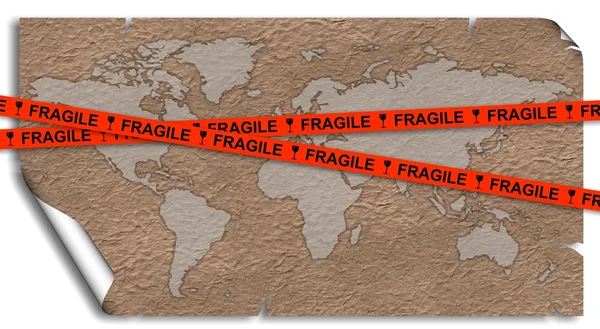 Terra frágil — Fotografia de Stock