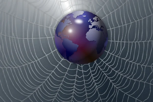 Earth and web — Stock Photo, Image