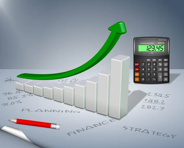 Affärsplanering — Stockfoto