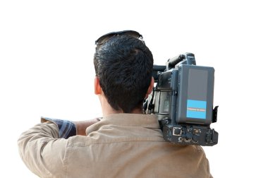 Cameraman isolated clipart