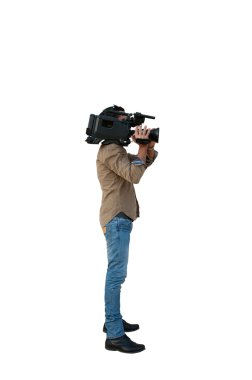 Cameraman isolated clipart