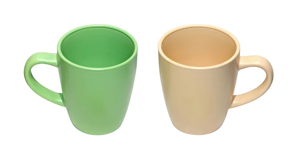 Пастельные чашки — стоковое фото