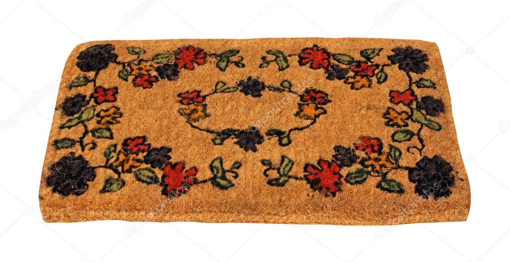Floral doormat
