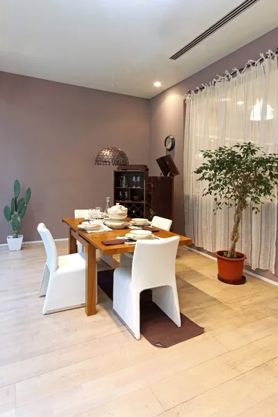 Sala da pranzo contemporanea — Foto Stock