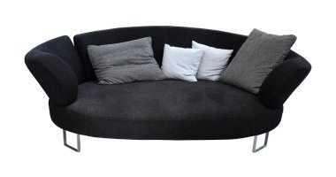 Oval sofa clipart