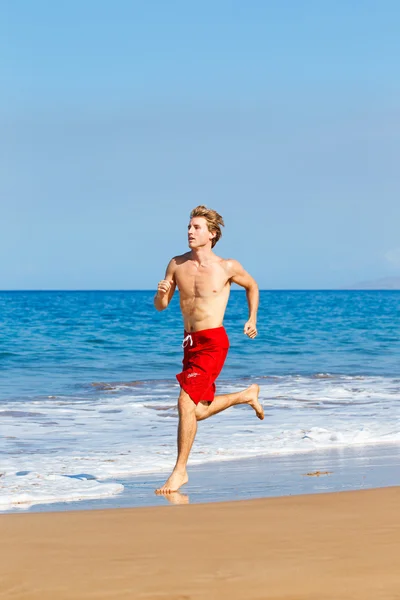 Runner sulla spiaggia — Foto Stock