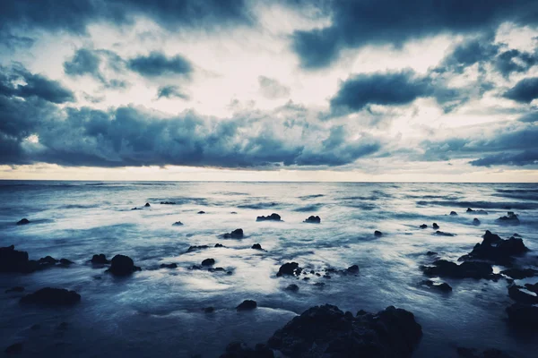 Шторм на морі, шторм океану — стокове фото