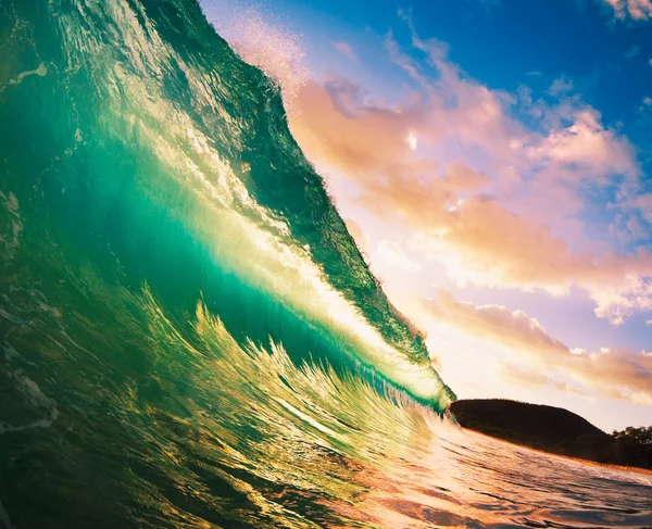 日没の波 — ストック写真