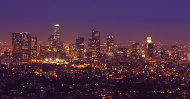 Los Angeles, Urban City at Sunset
