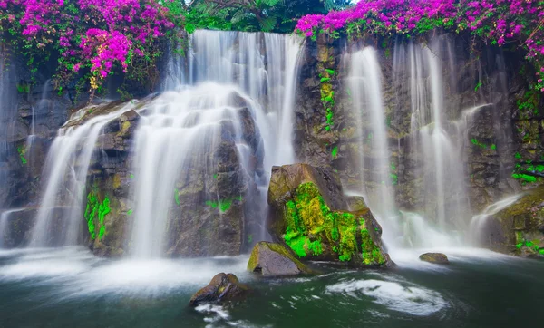 在夏威夷的瀑布 — 图库照片