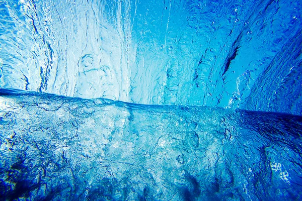 Wassertextur unter Wasser — Stockfoto