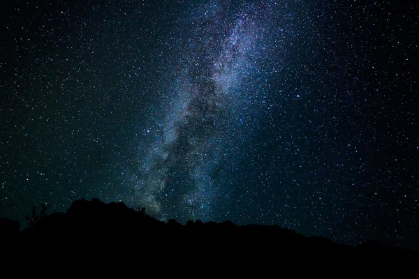 Gwiazdy na nocnym niebie, Droga Mleczna — Zdjęcie stockowe