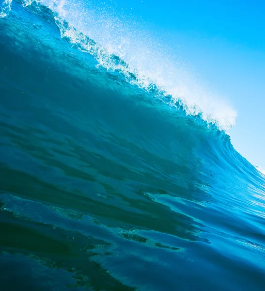 Modrá vlna oceánu — Stock fotografie