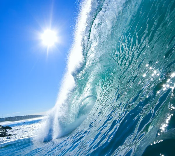 Синій океан хвилі — стокове фото