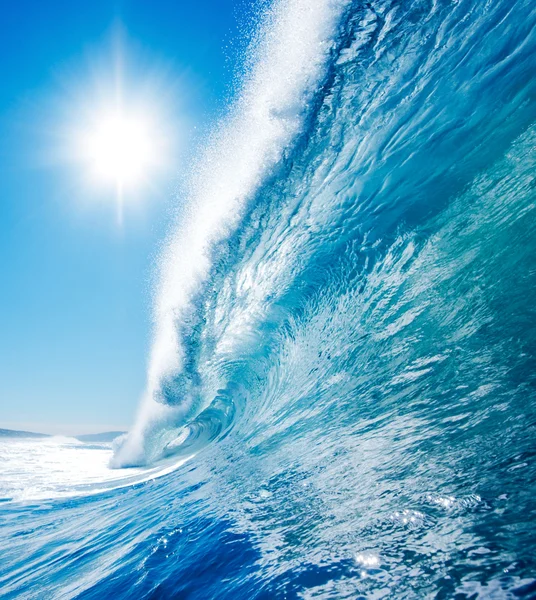 Onda blu dell'oceano — Foto Stock