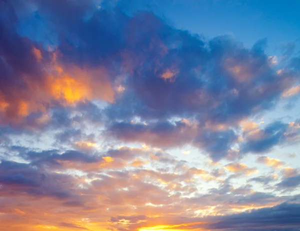 Pôr-do-sol vibrante dramático no Havaí — Fotografia de Stock