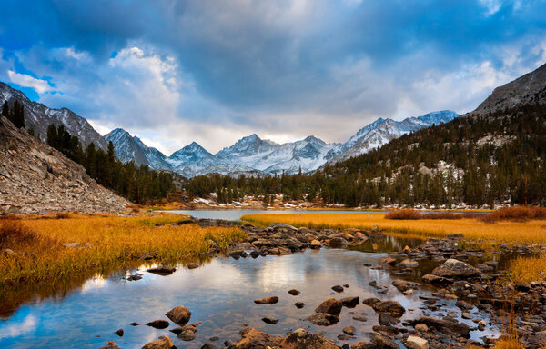 Amazing Landscape, Beautiful Mountain Sunset