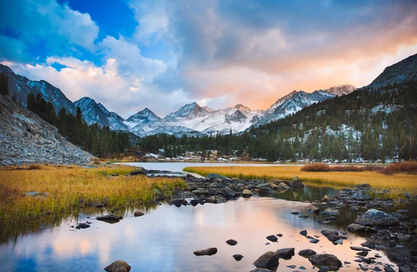 Amazing Landscape, Beautiful Mountain Sunset — Stock Photo, Image
