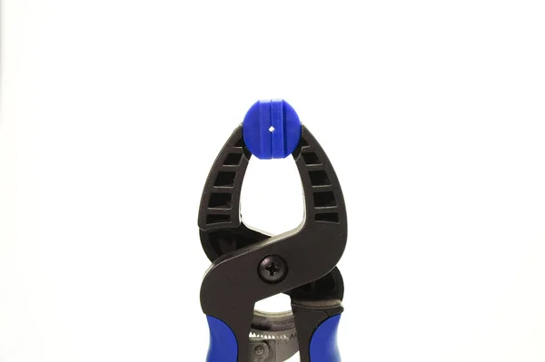 Blue-black clamp — Stock Photo, Image