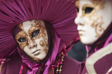 Carnival mask of Venice clipart