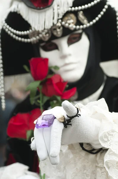 Karnevalová maska z Benátek — Stock fotografie