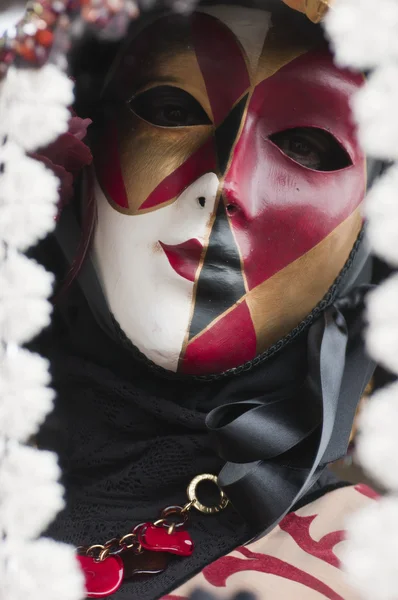 Máscara de carnaval de Venecia — Foto de Stock