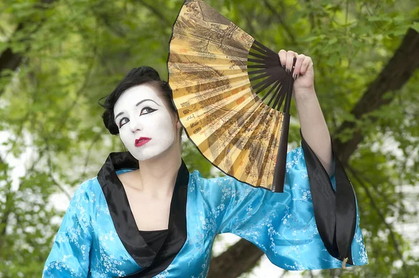 La geisha — Foto Stock
