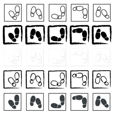 Shoeprints clipart