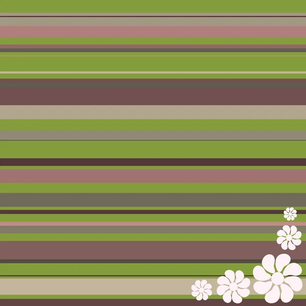 Papier peint rose avec des fleurs — Image vectorielle