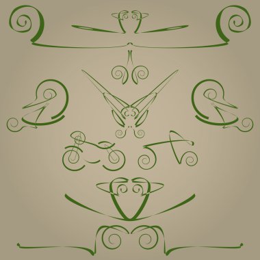 Decorative elements clipart