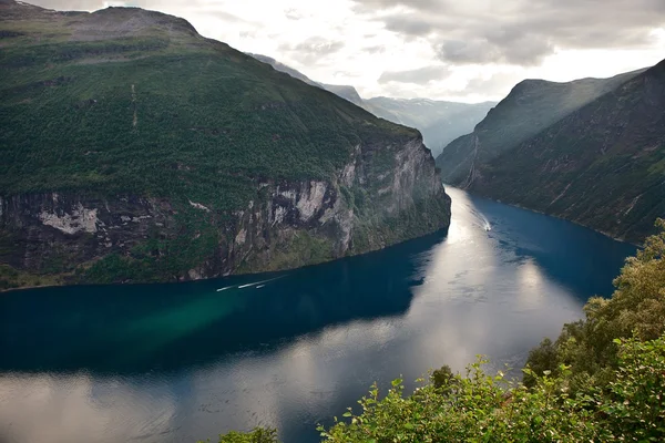 Güzel Norveç fiyordu — Stok fotoğraf