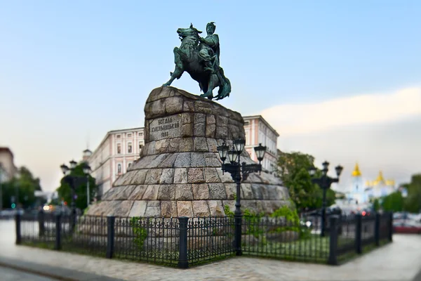 stock image Monument to Bogdan Khmelnitsky