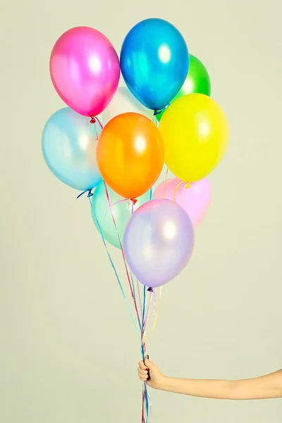 Multi-gekleurde ballonnen — Stockfoto