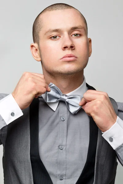 With bow tie — Stock Photo, Image