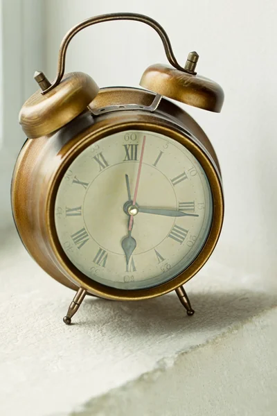 Staré kovové hodiny — Stock fotografie