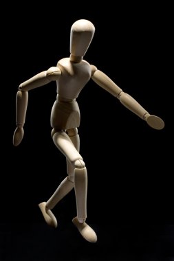 Human figure - run clipart