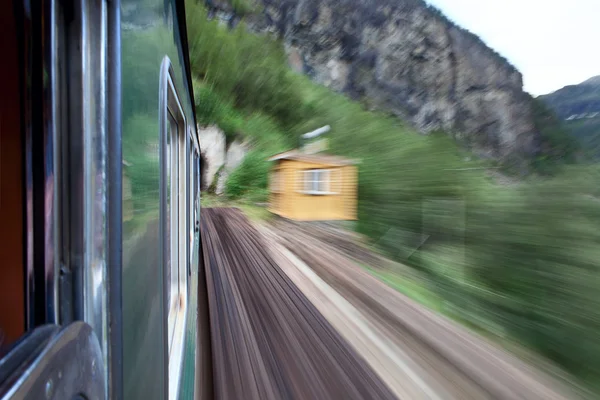 Norvegia Treno — Foto Stock