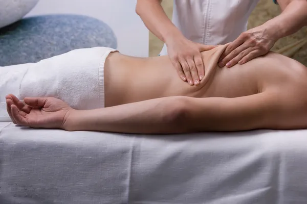 Spa-behandling, massage — Stockfoto