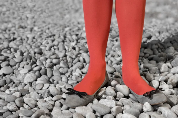Красные ноги — стоковое фото